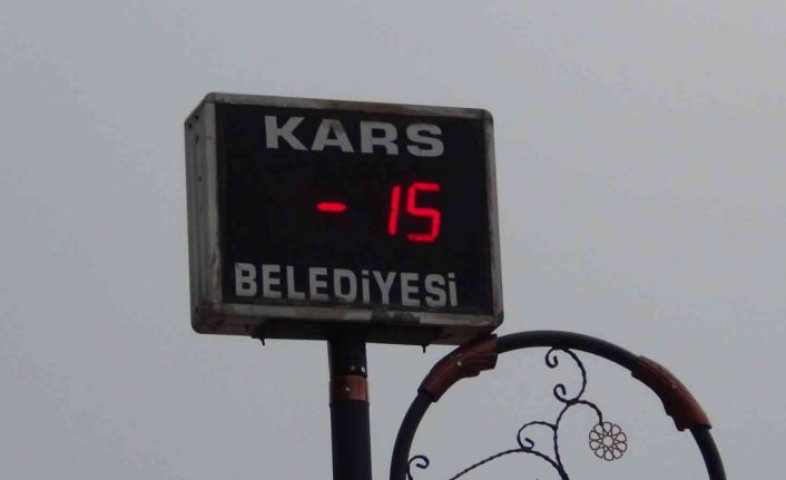 Kars’ta soğuk etkili oluyor