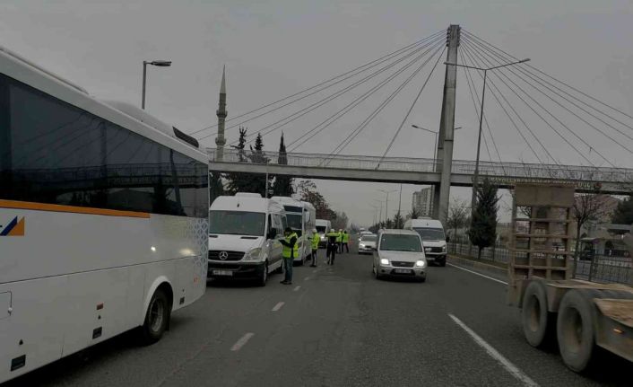 Malatya’da servis araçları denetlendi