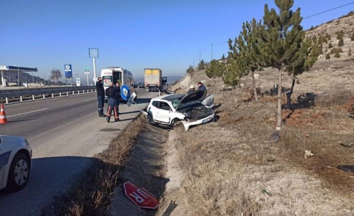 Tavşanlı’da trafik kazası: 2 yaralı