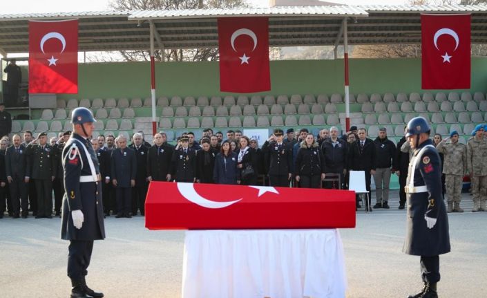 Tokat’ta kalp krizi geçiren astsubay için tören düzenlendi