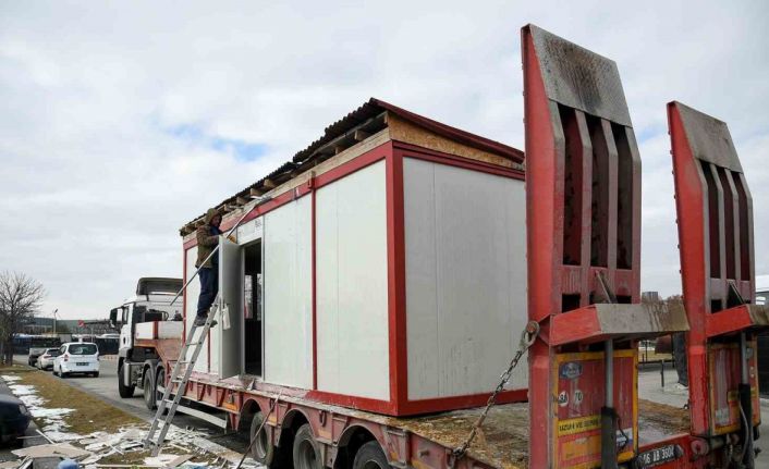 Altındağ Belediyesinden prefabrik ev desteği