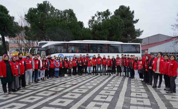 BARÜ’den 40 kişilik bir ekip daha afet bölgesine gitti