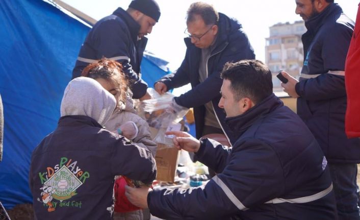 Başkan Hasan Avcı deprem bölgesinde