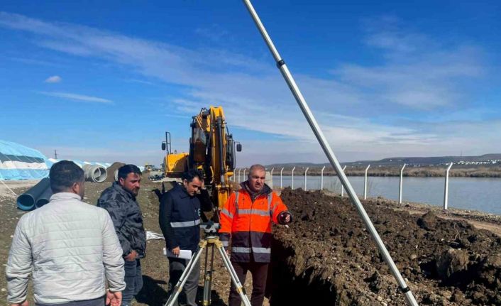 Çadır kentte içme suyu ve altyapı çalışmaları sürüyor