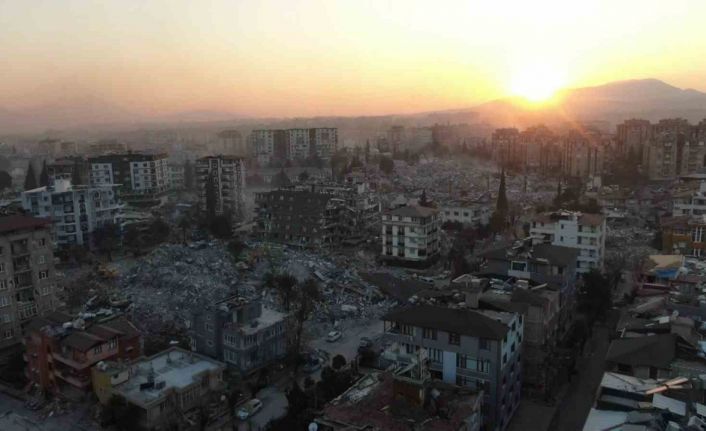 Depremin 10’uncu gününde Hatay’daki yıkım havadan görüntülendi