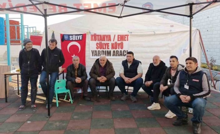 Emet Sülye köylülerinden Kahramanmaraş’ta yaklaşık bin kişiye sıcak yemek