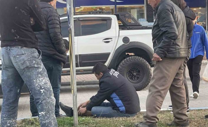 Gazipaşa’da otomobille motosiklet çarpıştı: 1 yaralı