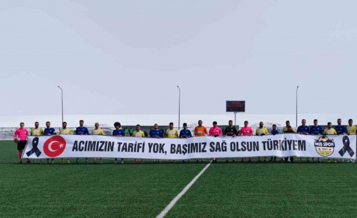 Maçın geliri depremzedelere bağışlandı