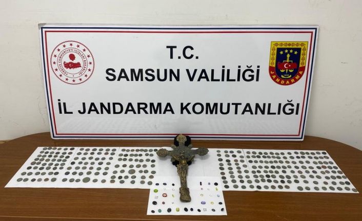 Samsun’da tarihi eser operasyonu: 2 gözaltı
