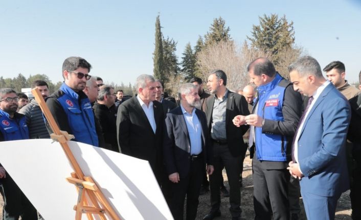 Şanlıurfa’da depremzedeler için konteyner kent kuruluyor