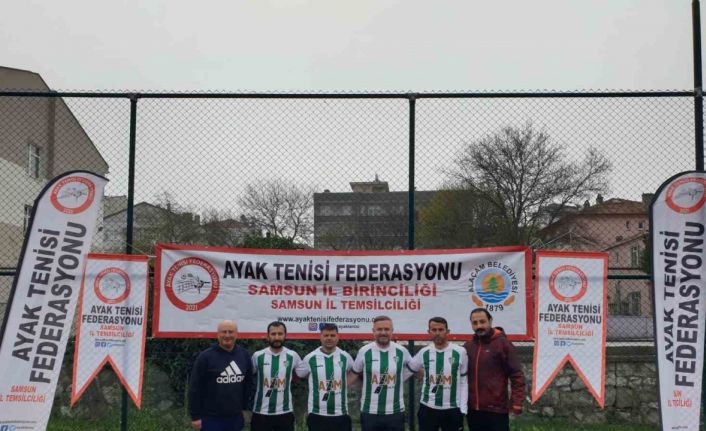 Ayak tenisi Samsun il seçmeleri yapıldı