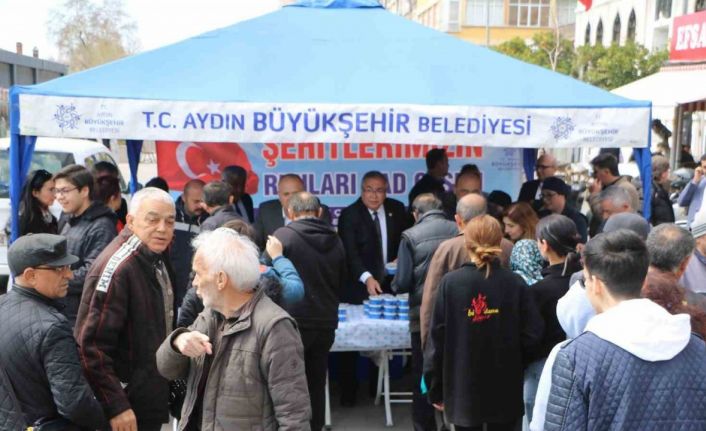 Aydın Büyükşehir Belediyesi’nden şehitler için helva hayrı