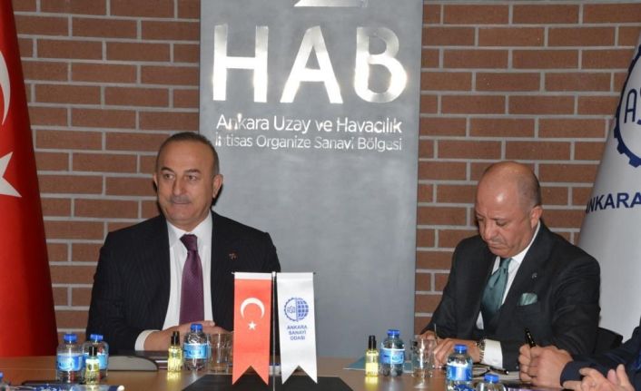 Bakan Çavuşoğlu ASO Yönetim Kurulu Toplantısına katıldı