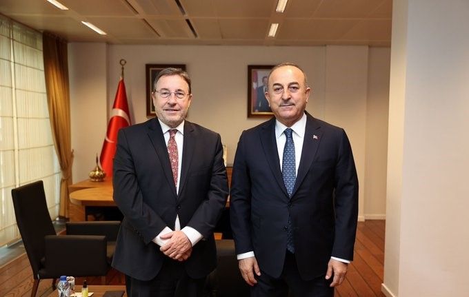 Bakan Çavuşoğlu, Brüksel’de AB ve BM temsilcileri ile görüştü