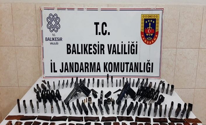 Balıkesir’de silah, mühimmat imal ve ticaretine operasyon