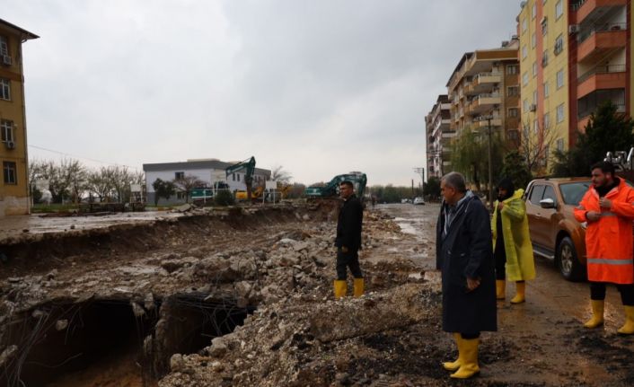 Başkan Beyazgül sahada inceleme yaptı