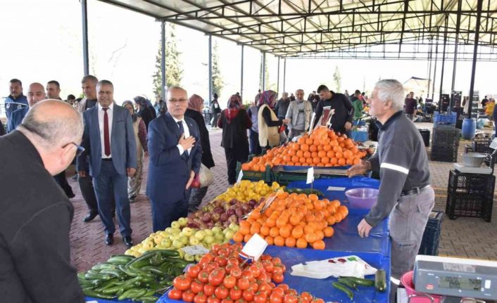 Başkan Kayda, hizmete giren yeni pazaryerlerini gezdi