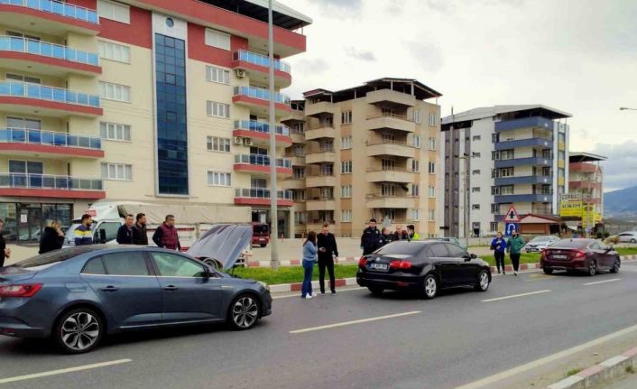 Buharkent’te zincirleme kaza