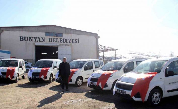 Bünyan Belediyesi araç filosu büyümeye devam ediyor