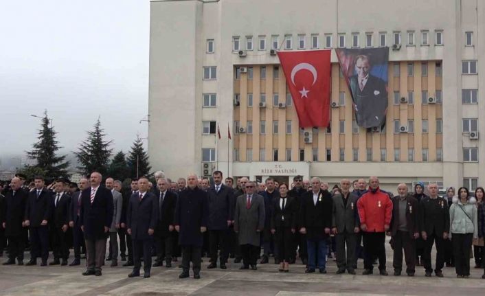 Çanakkale şehitleri Rize’de törenle anıldı