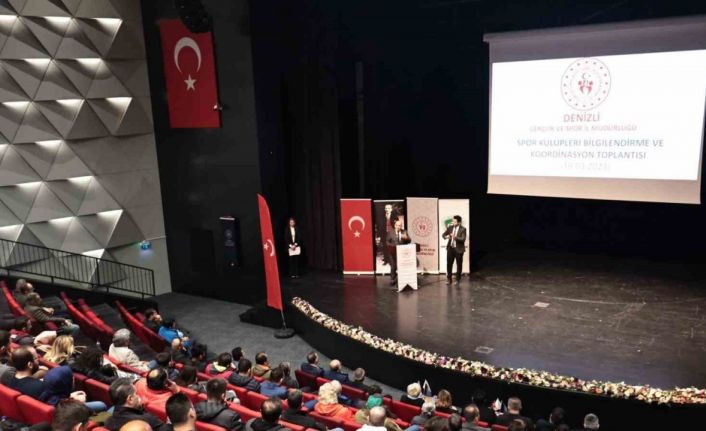 Denizli’de spor kulüpleri bilgilendirildi