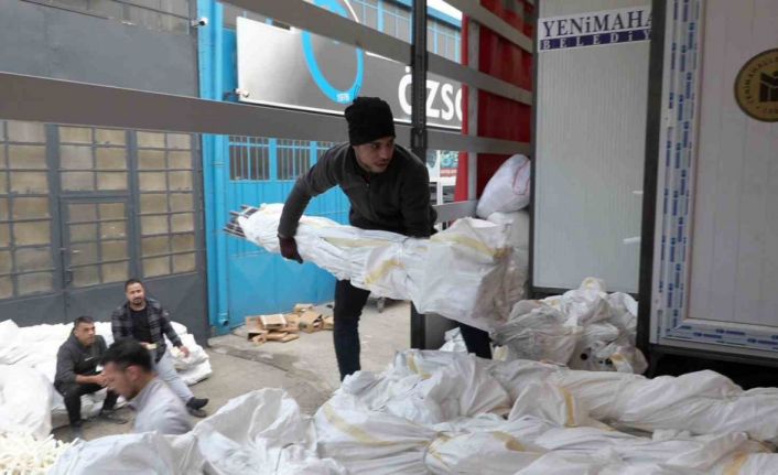 Deprem bölgelerine Yenimahalle desteği sürüyor