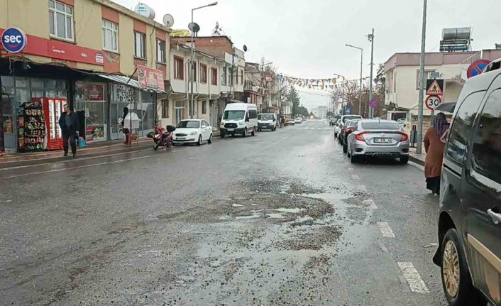 Dicle ilçesinde etkili olan yağmur çiftçileri sevindirdi