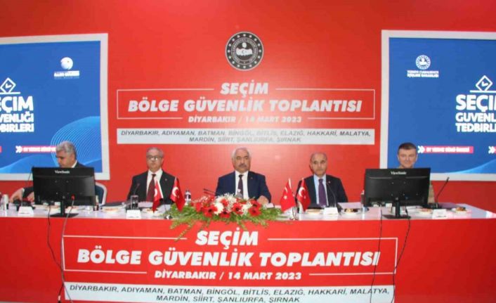 Diyarbakır’da bölge seçim güvenliği masaya yatırıldı