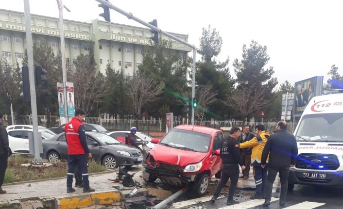 Elazığ’da trafik kazası: 1 yaralı