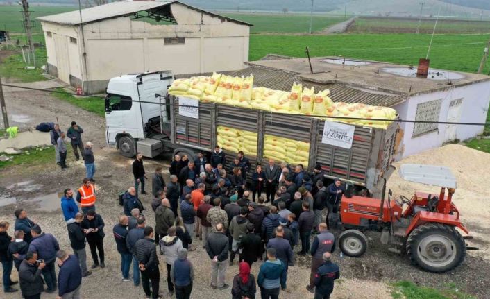 Gaziantep’te arpa ve buğday üreticilerine gübre desteği
