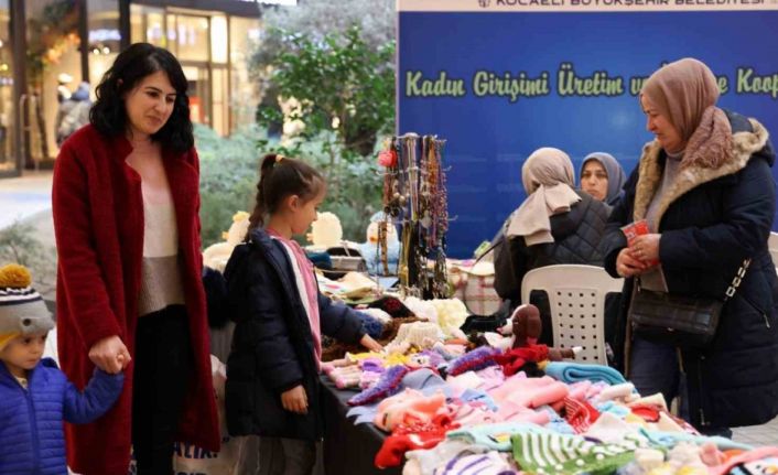 Kadın girişimciler ürünlerini pazarladı