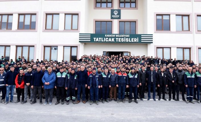 Karatay Belediyesinden Hatay’da görev yapan personele teşekkür