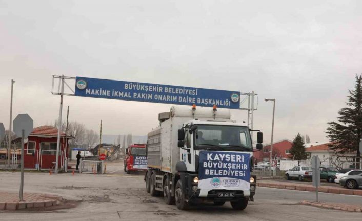 Kayseri’den sel bölgesine 11 araç uğurlandı