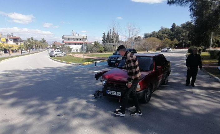 Manavgat’ta trafik kazası: 1 yaralı