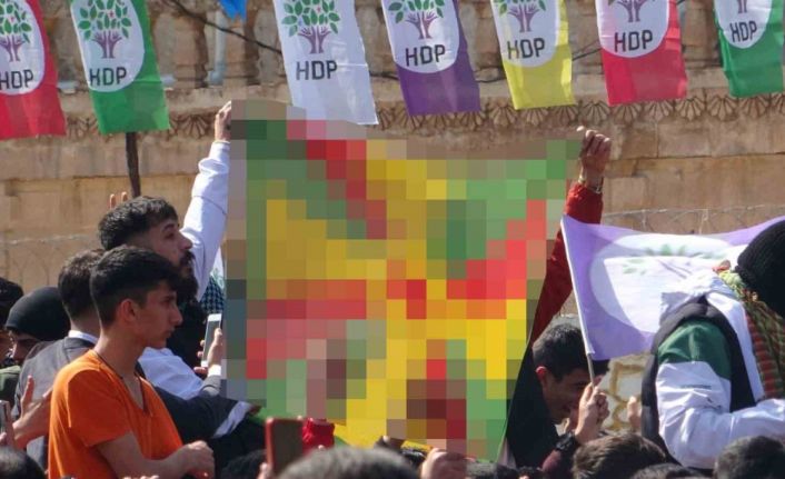 Mardin’de Nevruz kutlamasında PKK paçavrası açtılar