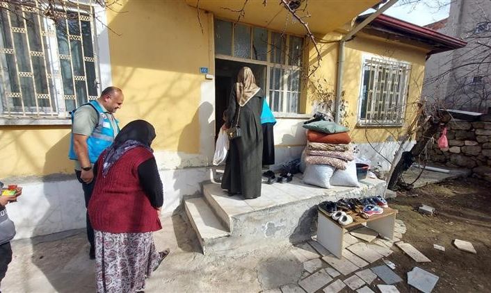 Müftülük depremzedeleri unutmadı