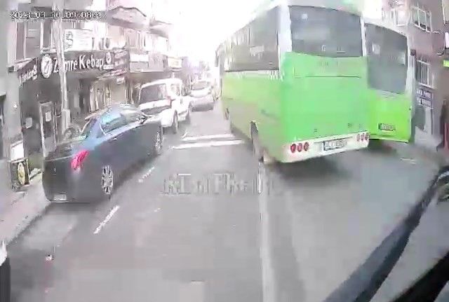 Ömer’e çarpıp kaçan özel halk otobüsünün sürücüsü yakalandı
