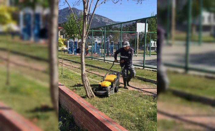 Ortaca’nın yeşil alanlarında ’Bahar’ bakımı