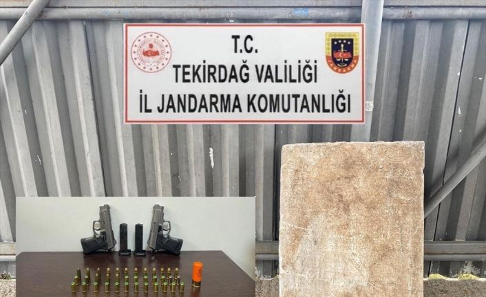 Tekirdağ’da taş mermer kitabe bulundu