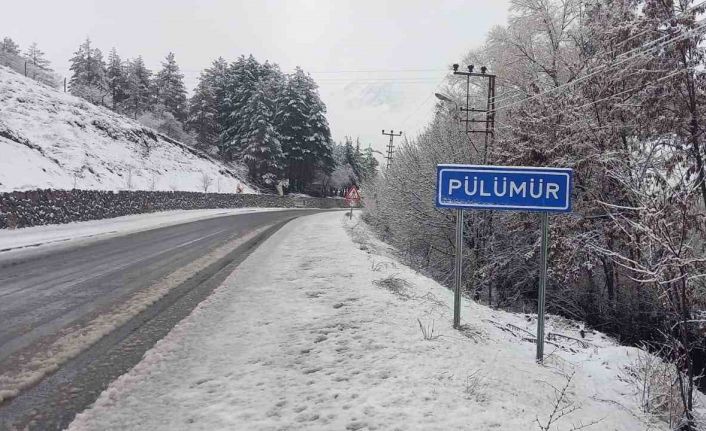 Tunceli ‘beyaz’ güne uyandı