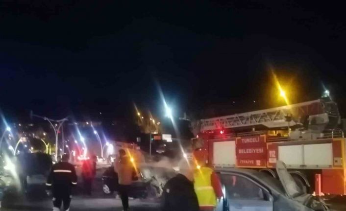 Tunceli’de trafik kazası: 5 yaralı