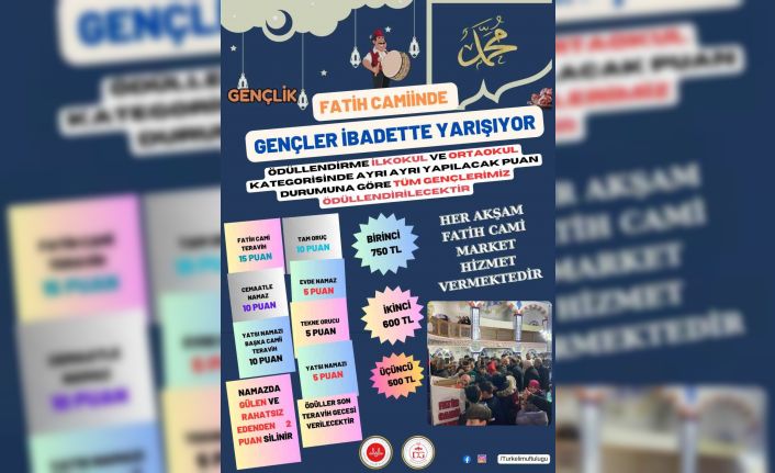 Türkeli’de gençler “ibadette” yarışıyor