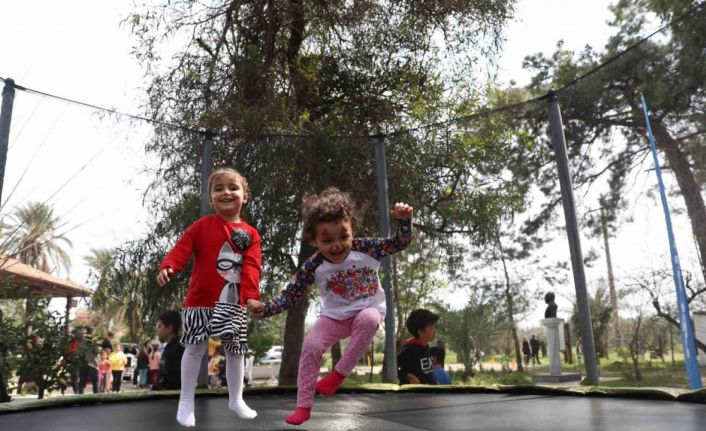 Zeytinpark çocuk sesleriyle renklendi