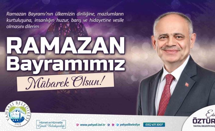 Başkan Öztürk:  “Ramazan’ın huzur ve umut getirmesini niyaz ediyorum