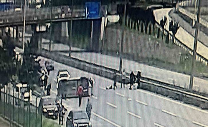 Bayram ziyaretine giden aile faciayı yaşamıştı, o anlar kameralara yansıdı