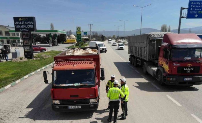 Bursa polisinden dronlu bayram denetimi