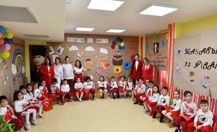 Çocuklar 23 Nisan’ı coşkuyla kutladı