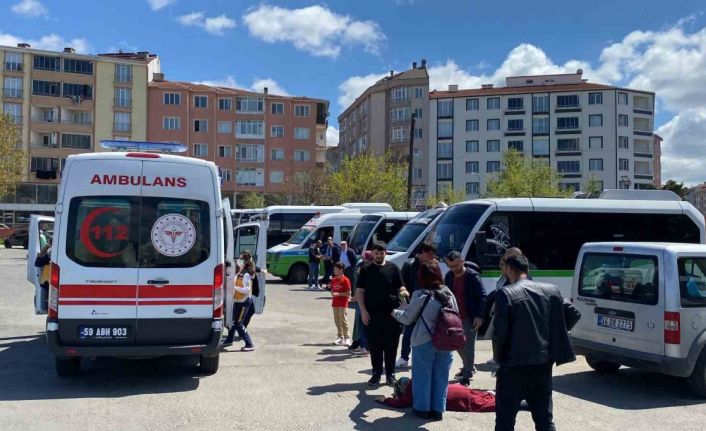 Çorlu Otogarı’nda görünmez kaza