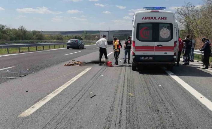 Edirne’de feci kaza: Hamile kadın karnındaki bebeğiyle can verdi