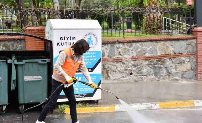 Esenyurt sokaklarında bayram temizliği